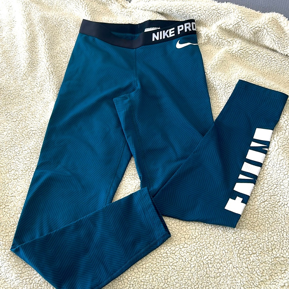Nike Pro Teal Leggings